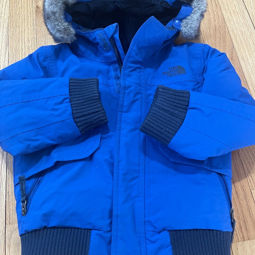 The North Face Kids Bright Blue Puffer Coat